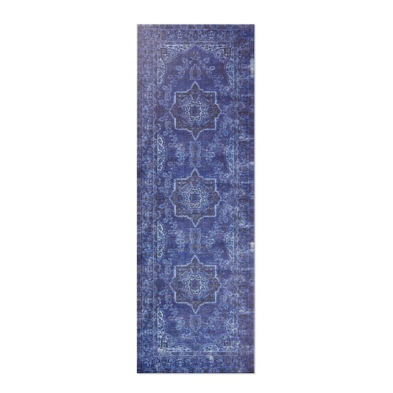 Williams Sonoma Faux Knotted Rug Comfort Mat, Blue Williams Sonoma