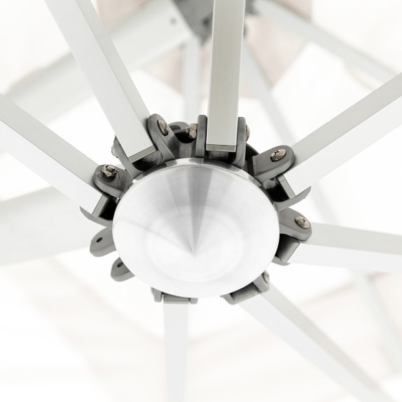 10' Square Cantilever Straight Valance Performance Umbrella with