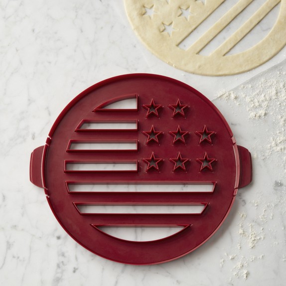 Williams Sonoma Flag Pie Crust Cutter Williams Sonoma