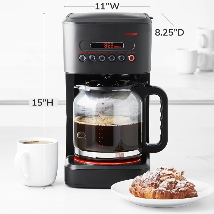 CRUXGG DRIP 14Cup Programmable Coffee Maker Williams Sonoma