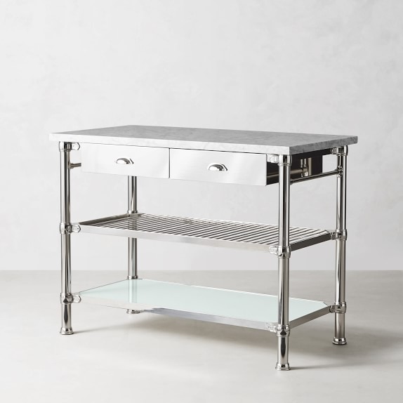 Modular Marble Top Kitchen Island Williams Sonoma