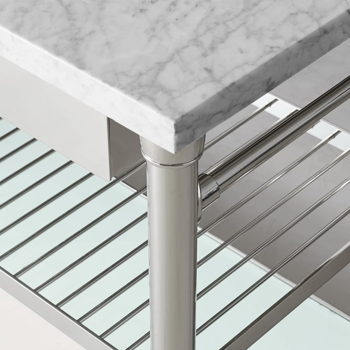 Modular Marble Top Kitchen Island Williams Sonoma