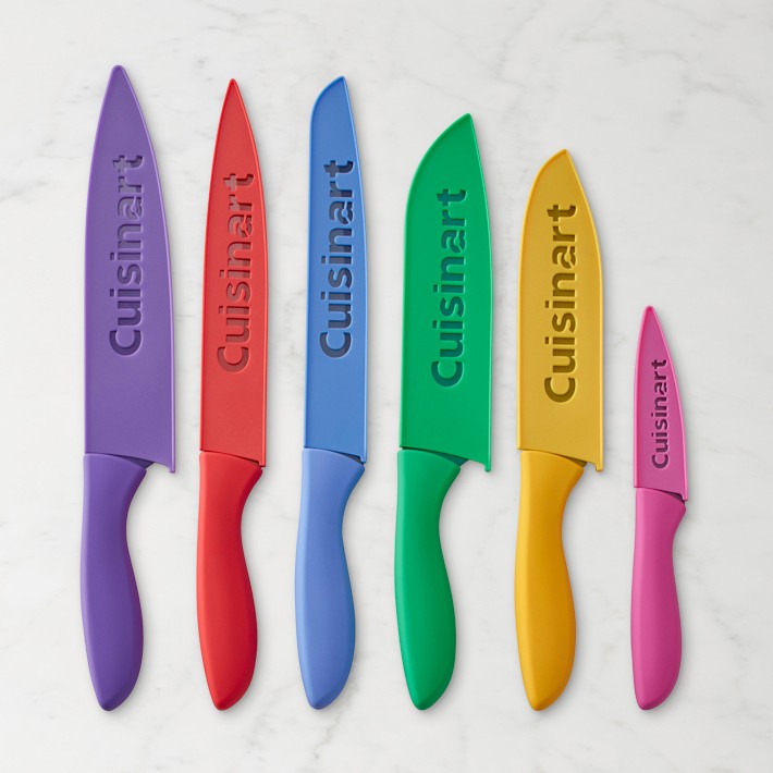 Cuisinart Classic Metallic Soft Grip Knives, Set of 6