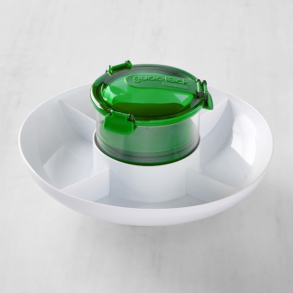 Casabella Guaclock Guacamole Storage Container With Chip Bowl