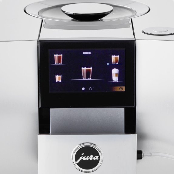 JURA Z10 Aluminum White Espresso Machine Williams Sonoma