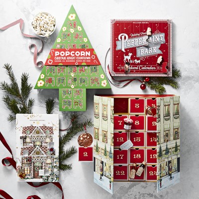 Christmas Popcorn Advent Calendar | Williams Sonoma