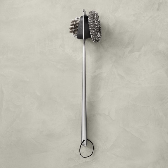 Williams Sonoma StainlessSteel Handled BBQ Cleaning Brush Grill