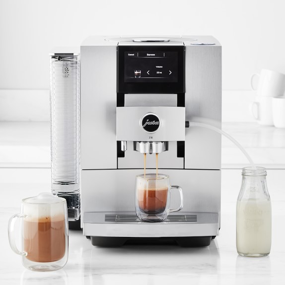 JURA Z10 Aluminum White Espresso Machine Williams Sonoma