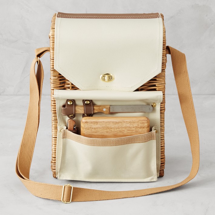 Corsica Wine & Cheese Picnic Basket Williams Sonoma