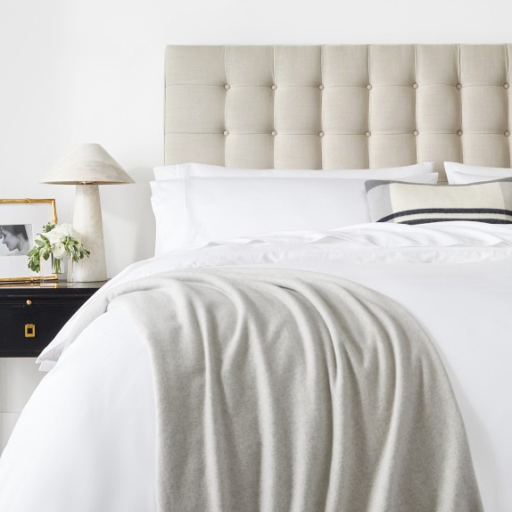 Fairfax Leather Bed & Headboard | Williams Sonoma