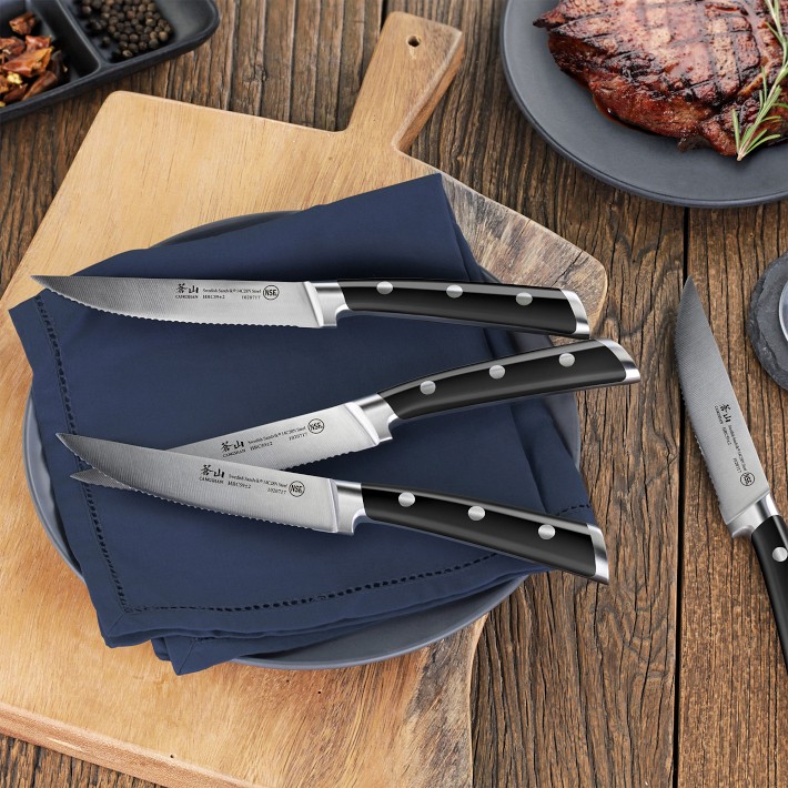 Cangshan TS Series 4Piece Steak Knife Set Williams Sonoma