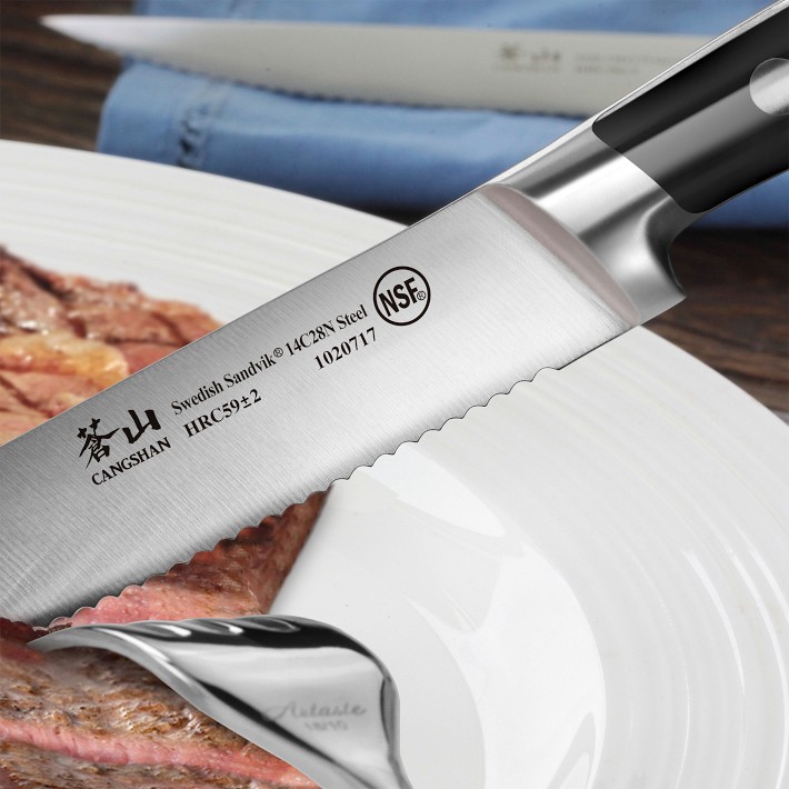 Cangshan TS Series 4Piece Steak Knife Set Williams Sonoma