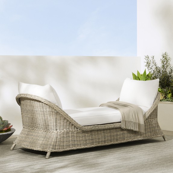 Manchester Outdoor Settee Patio Furniture Williams Sonoma