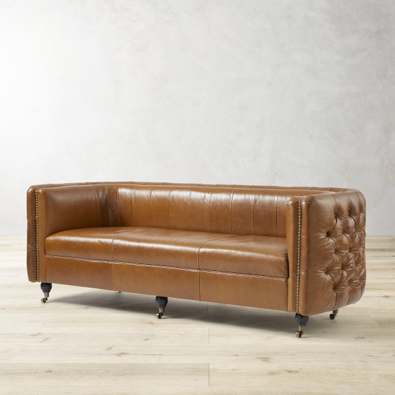 Soho Leather Sofa Williams Sonoma
