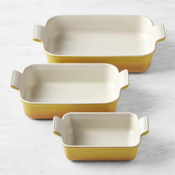 Le Creuset Heritage Open Rectangular Dishes, Set of 3 | Williams Sonoma