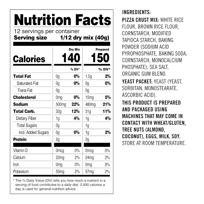 Williams Sonoma Gluten Free Pizza Crust Williams Sonoma