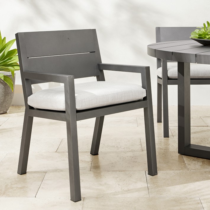 Larnaca Outdoor Metal Dining Armchair | Williams Sonoma