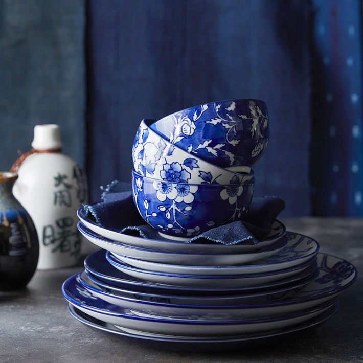 Japanese Garden Dinnerware Collection + Place Setting Williams Sonoma