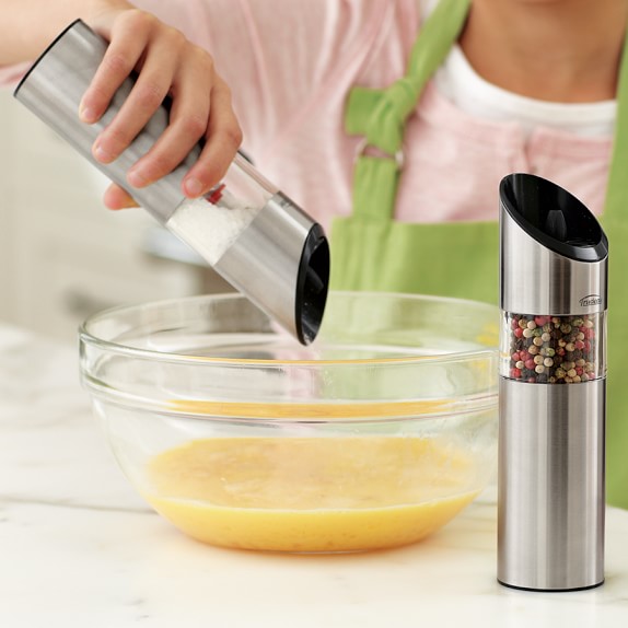 Trudeau Graviti Electric Salt & Pepper Mills Williams Sonoma