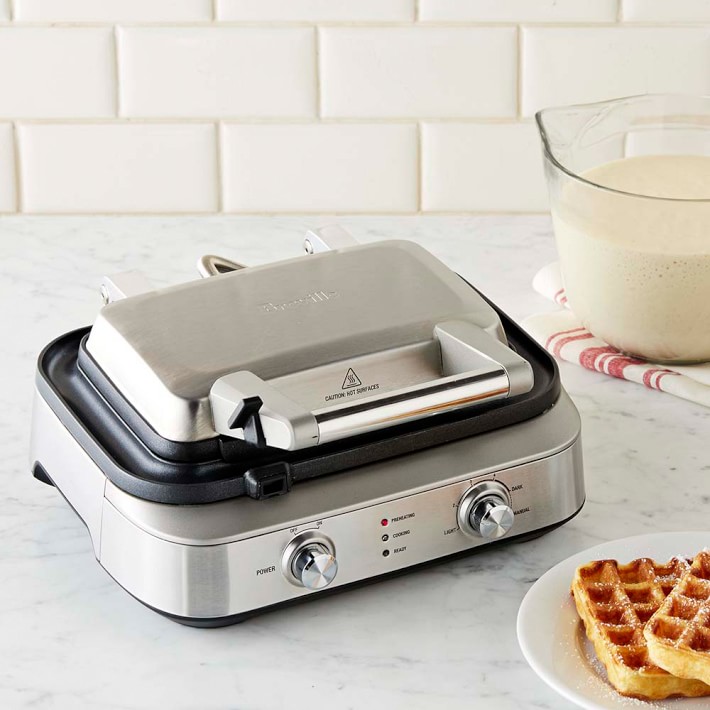 Breville Smart Waffle Maker Stainless Steel Williams Sonoma