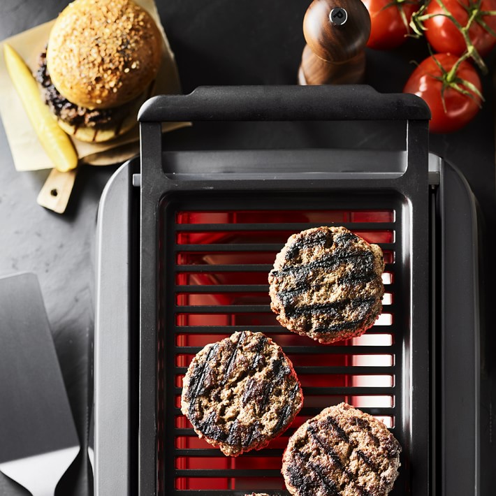 packet embargo Omitted Philips Smoke-Less Infrared Grill with BBQ & Steel-Wire Grids | Williams  Sonoma