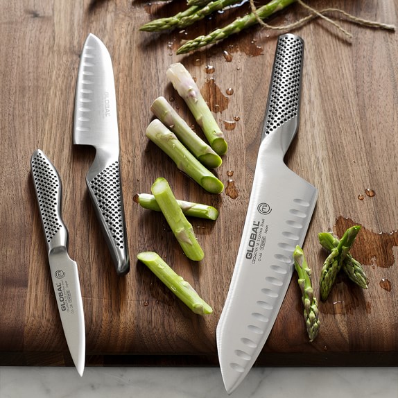 Global Classic 3Piece Master Chef Knife Set Williams Sonoma