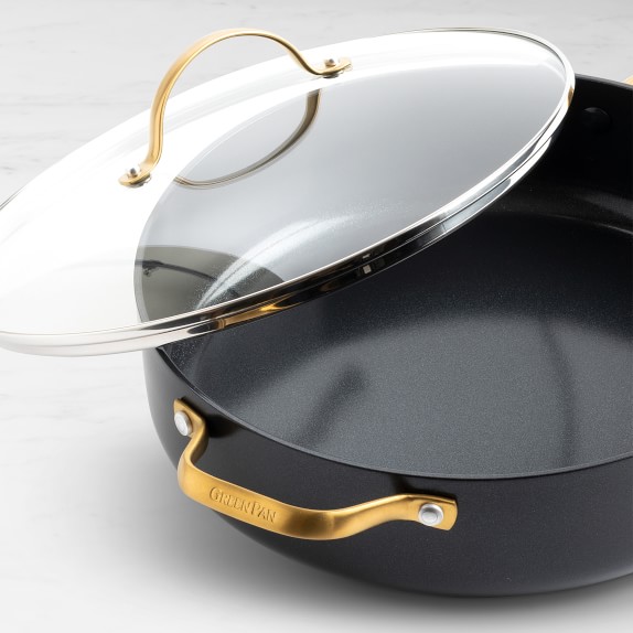 GreenPan™ Reserve Ceramic Nonstick Covered Saute Pan, 4 1/2Qt., Black