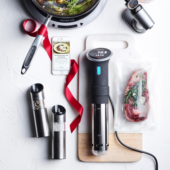 Trudeau Graviti Gunmetal Electric Salt & Pepper Grinder Set Williams