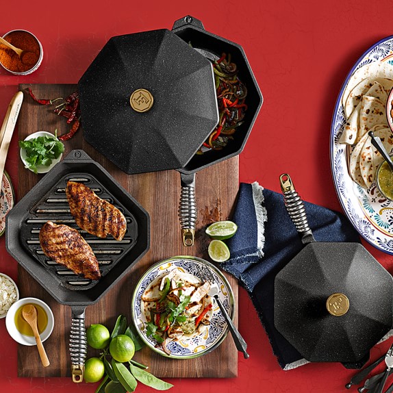 FINEX Cast-Iron Skillet with Lid | Williams Sonoma