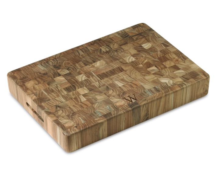 Proteak EndGrain Rectangular Cutting Board Williams Sonoma