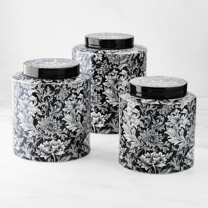 Williams Sonoma x Morris & Co. Canisters Williams Sonoma