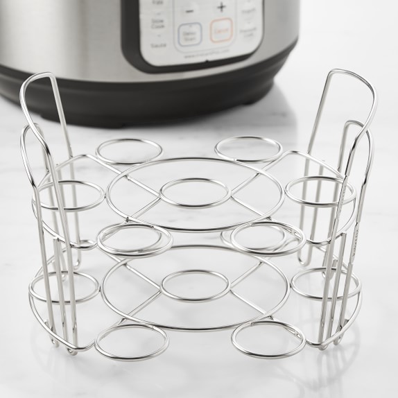 Instant Pot StainlessSteel Stackable Egg Rack Instant Pot Accessories Williams Sonoma