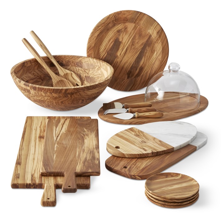 Olivewood Salad Bowl Williams Sonoma