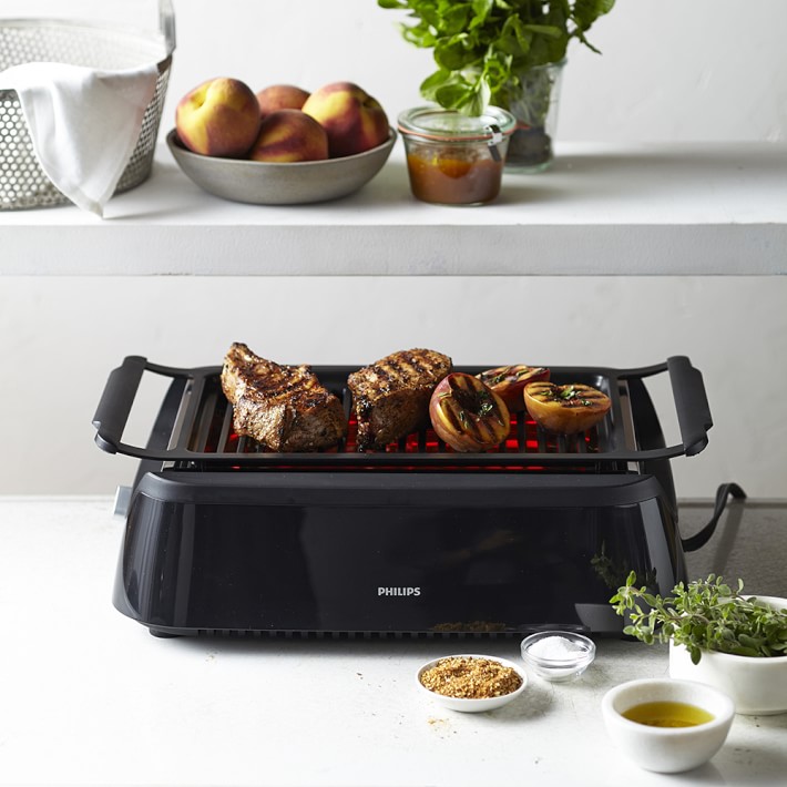 sådan føle Diktatur Philips Smoke-Less Infrared Grill with BBQ & Steel-Wire Grids | Williams  Sonoma