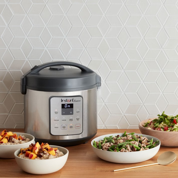 Instant Pot StainlessSteel 20Cup Zest Plus Rice Cooker Williams Sonoma