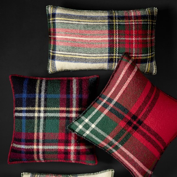 Classic Red Italian Lambswool Throw Pillow Williams Sonoma