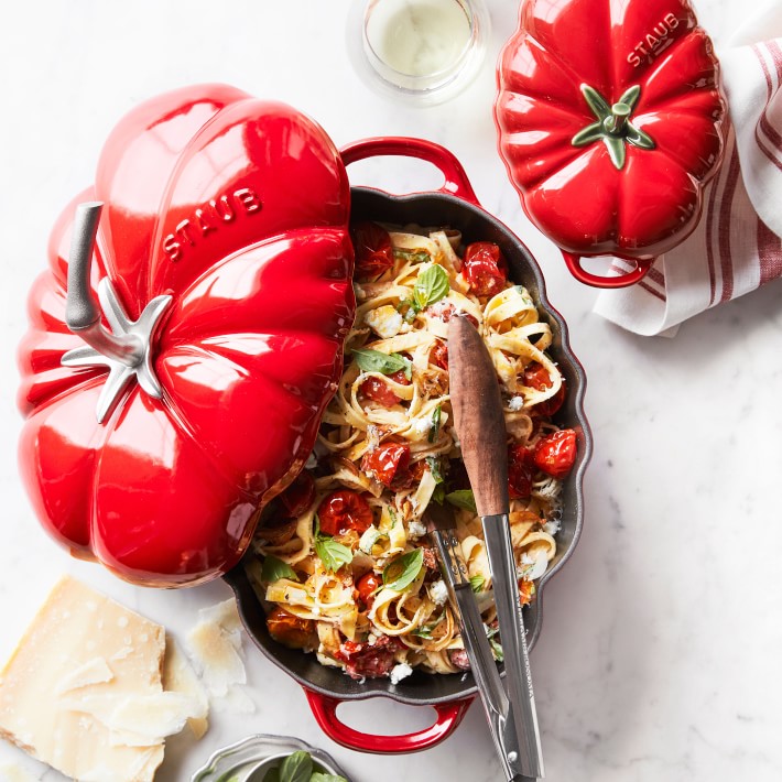 Staub CastIron Tomato Cocotte Williams Sonoma