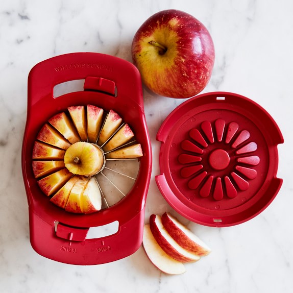 Williams Sonoma Prep Tools Adjustable Apple Slicer & Corer Red