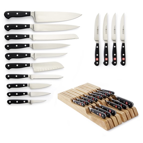 Wüsthof Classic 15Piece in Drawer Knife Set Williams Sonoma