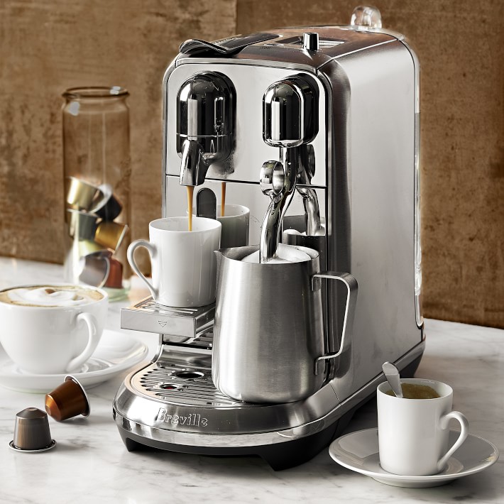 tak skal du have svamp uophørlige Nespresso Creatista Plus Espresso Machine by Breville | Williams Sonoma