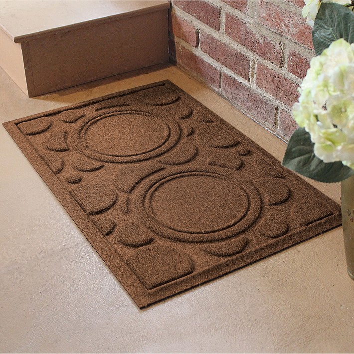 Waterhog Circles Dog Bowl Mat