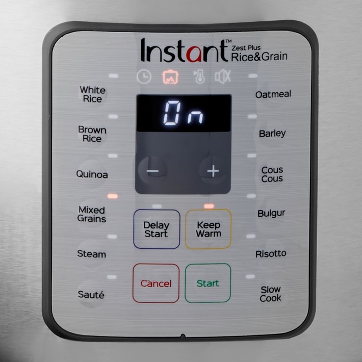 Instant Pot StainlessSteel 20Cup Zest Plus Rice Cooker Williams Sonoma