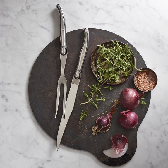 Laguiole Jean Dubost StainlessSteel Carving Knife Set Williams Sonoma