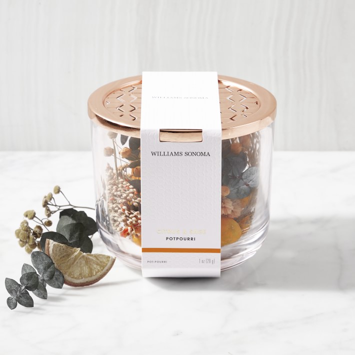 Home Fragrance Potpourri Jar, Citrus & Sage | Williams Sonoma