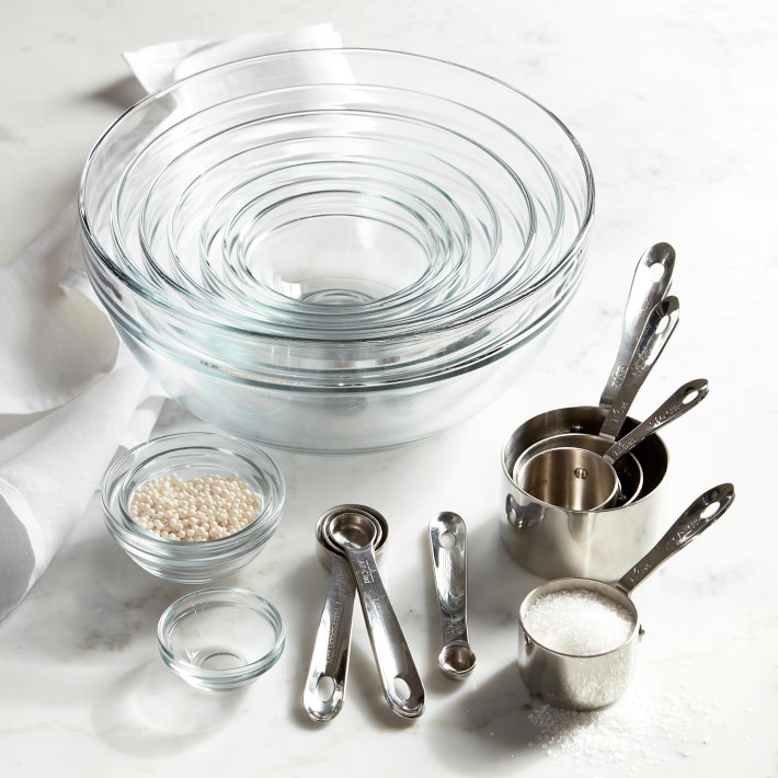 Glass Mixing Bowl 10Piece Set Williams Sonoma