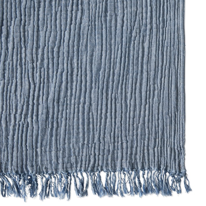 Cocoon Cotton Throw Blanket Williams Sonoma