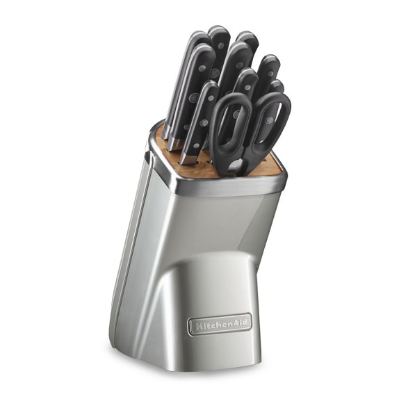Sugar Pearl Silver KitchenAid® 11Piece Professional Knife Set