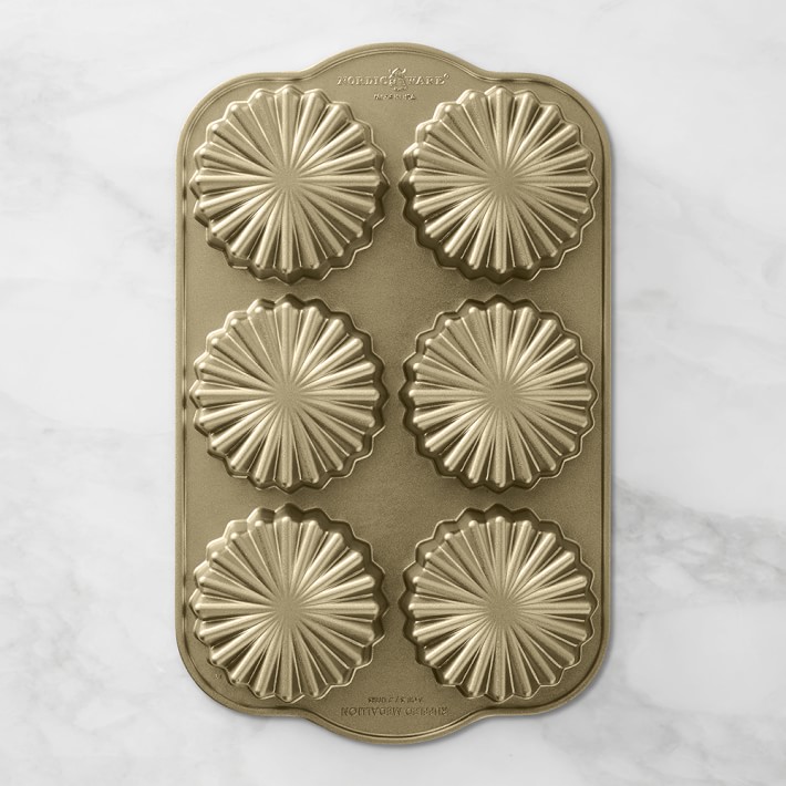 Nordic Ware Medallion Cakelet Pan Williams Sonoma