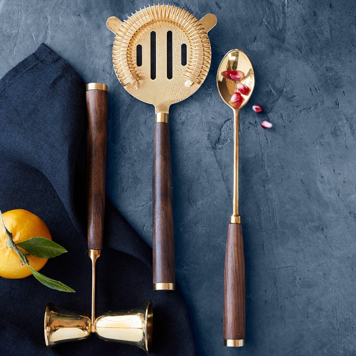 Gold Bar Tool Set Bar Accessories Williams Sonoma