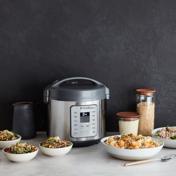 Instant Pot StainlessSteel 20Cup Zest Plus Rice Cooker Williams Sonoma